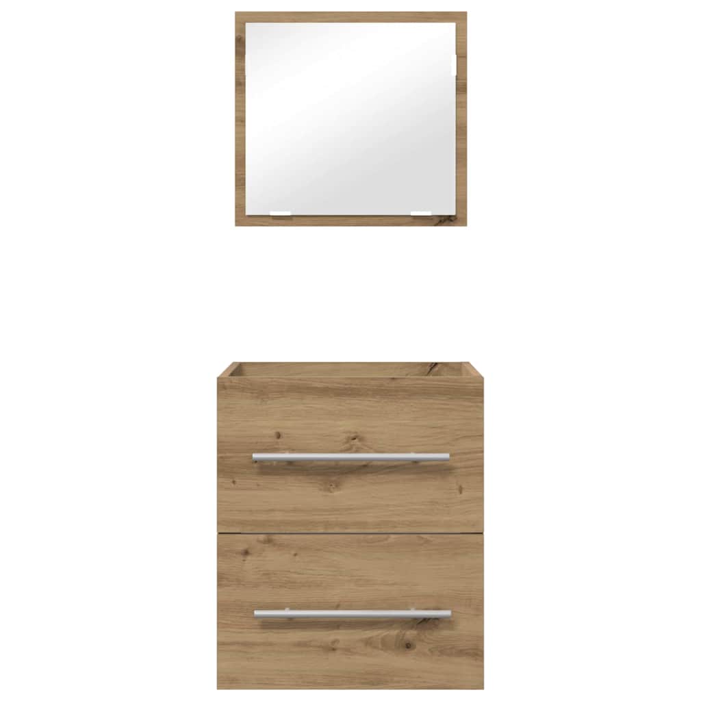 Baderomsskap med skuff 41 x 38.5 x 48 cm Konstruert tre