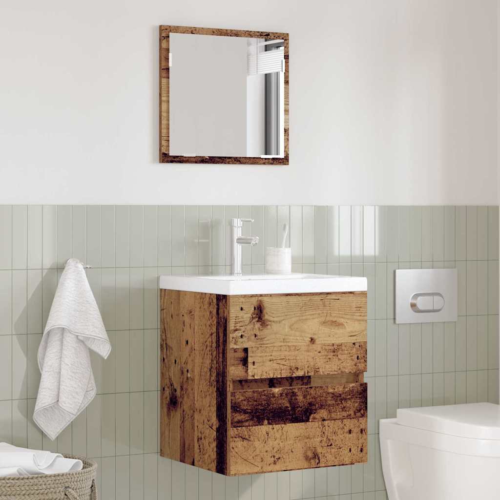 Baderomsskap Gamle tre 41 x 38.5 x 45 cm Konstruert tre