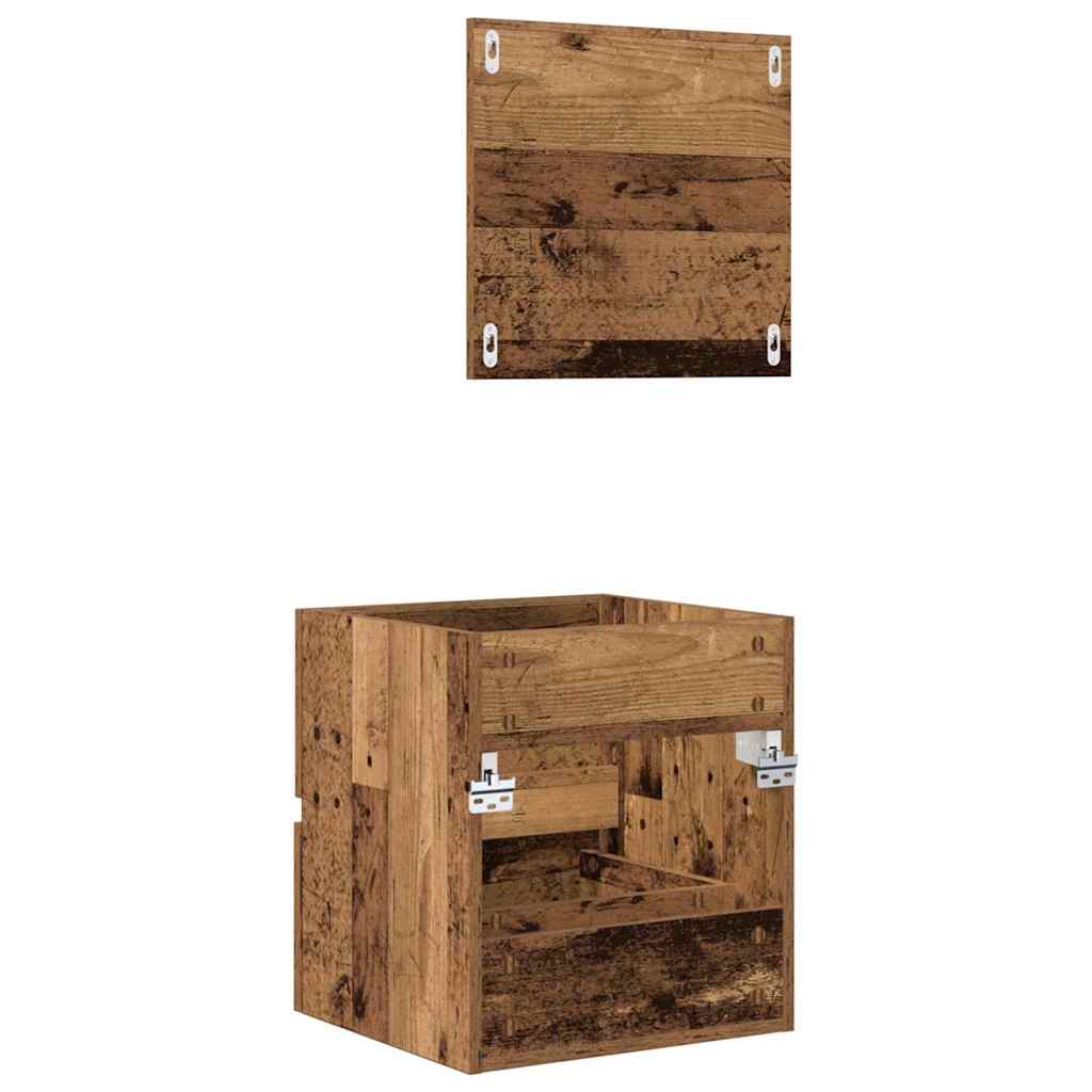 Baderomsskap Gamle tre 41 x 38,5 x 45 cm Konstruert tre