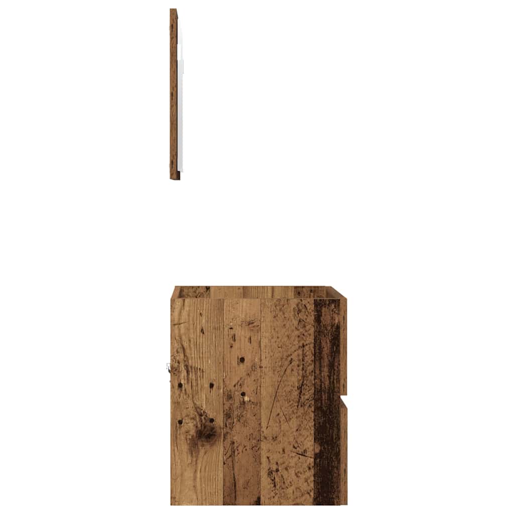 Baderomsskap Gamle tre 41 x 38,5 x 45 cm Konstruert tre
