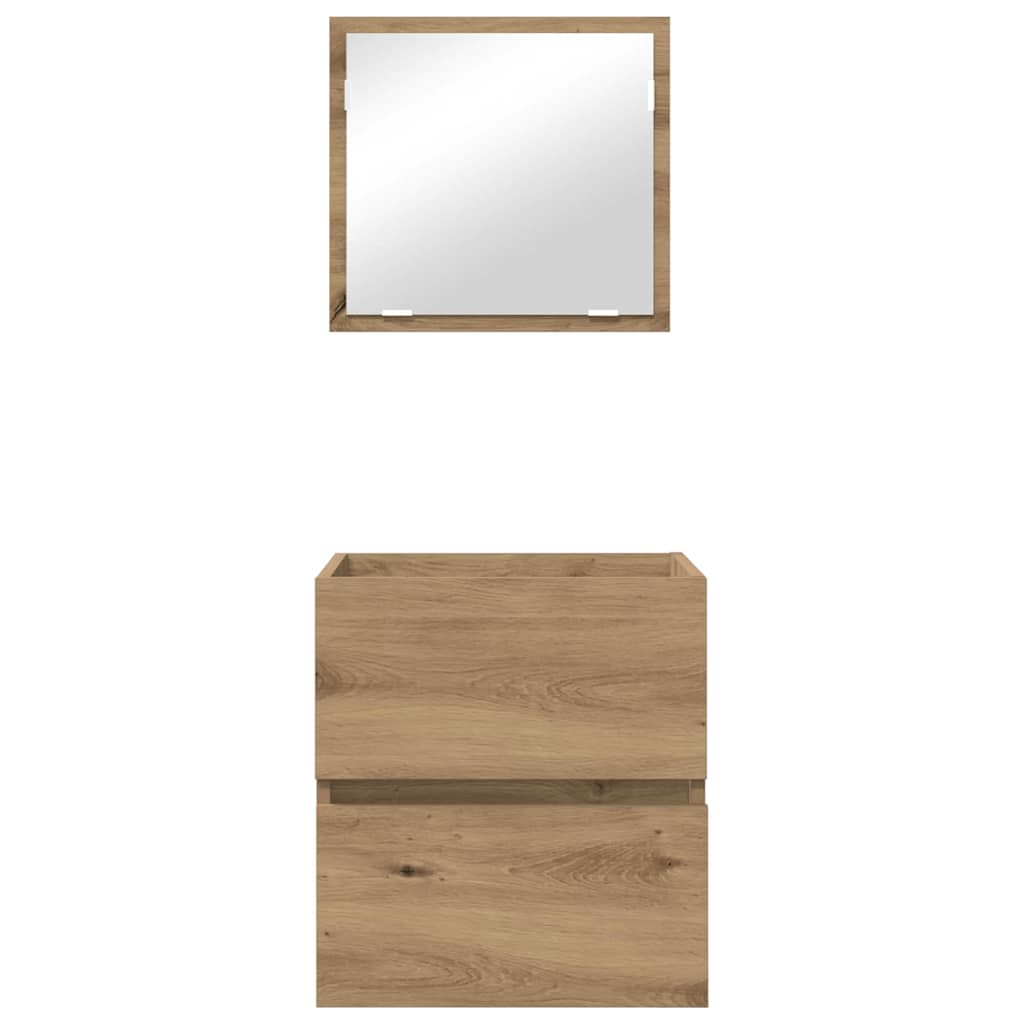 Baderomsskap Artisan Eik 41 x 38.5 x 45 cm Konstruert tre