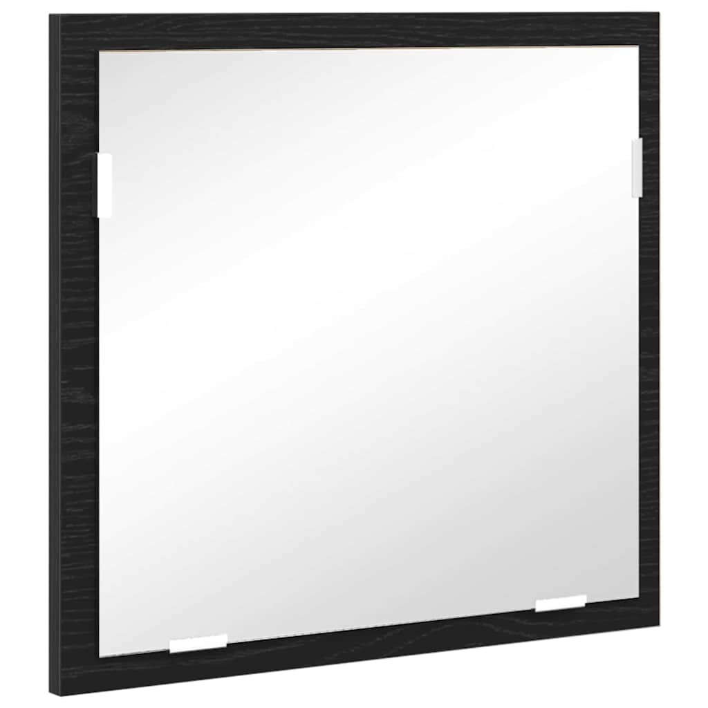 Baderomsskap Svart Eik 41 x 38.5 x 45 cm Konstruert tre