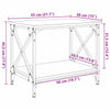 Sidetabell artisan eik 55 x 38 x 45 cm Konstruert tre