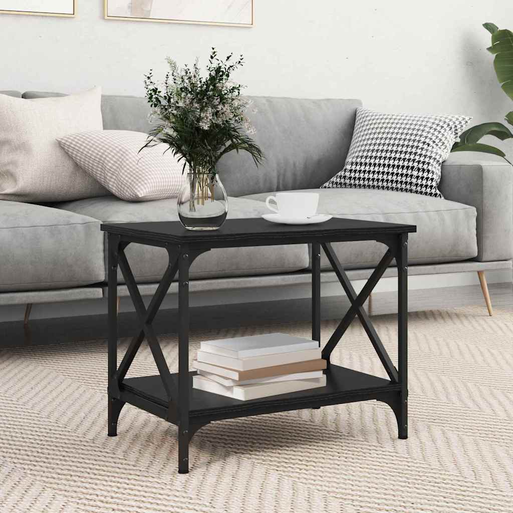 Sidetabell Svart eik 55 x 38 x 45 cm Konstruert tre