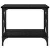 Sidetabell Svart eik 55 x 38 x 45 cm Konstruert tre