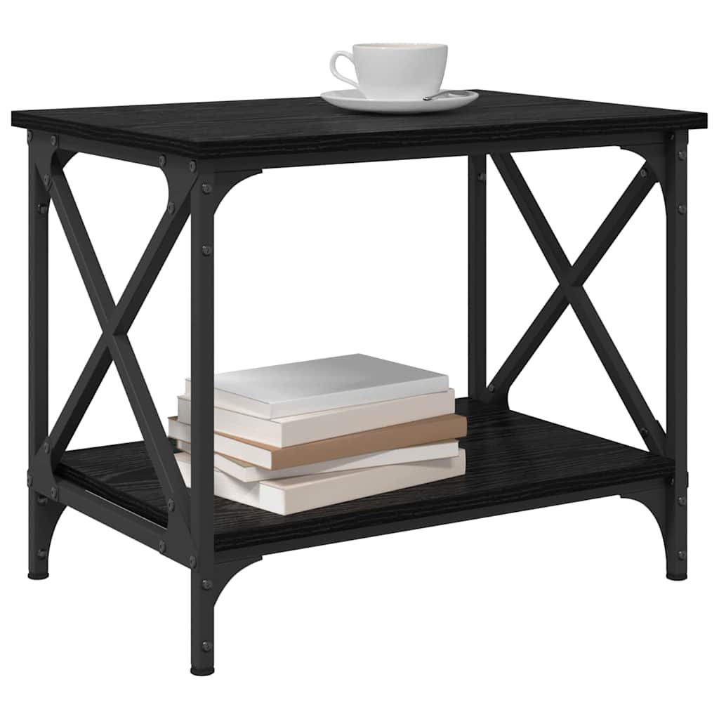 Sidetabell Svart Eik 55 x 38 x 45 cm Konstruert tre