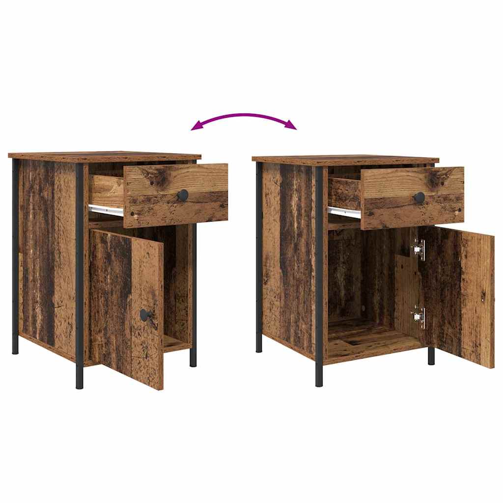 Nattbordskap Gammelt tre 40 x 42 x 60 cm Konstruert tre