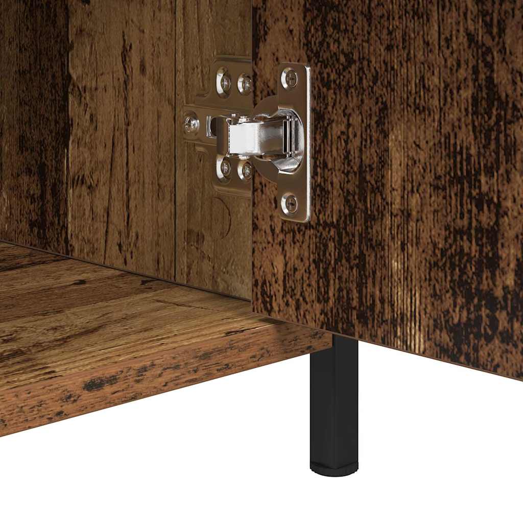 Nattbordskap 2 pcs Gammelt tre 40 x 42 x 60 cm Konstruert tre