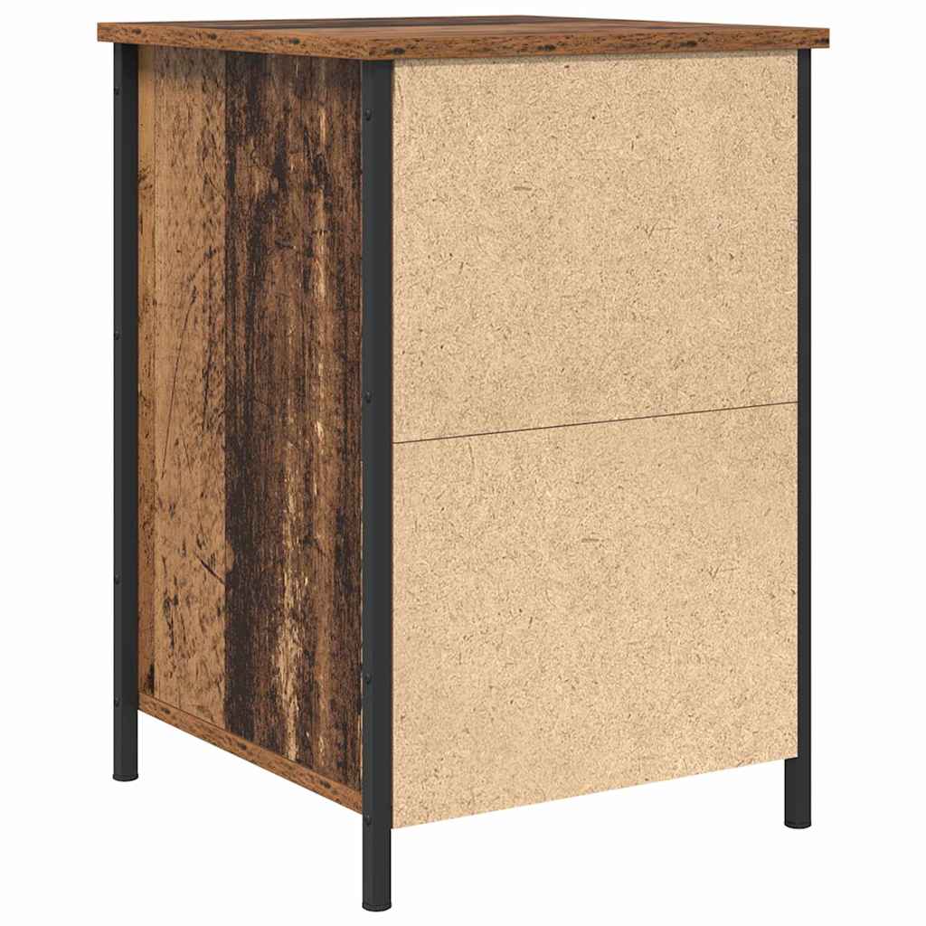 Nattbordskap 2 pcs Gammelt tre 40 x 42 x 60 cm Konstruert tre