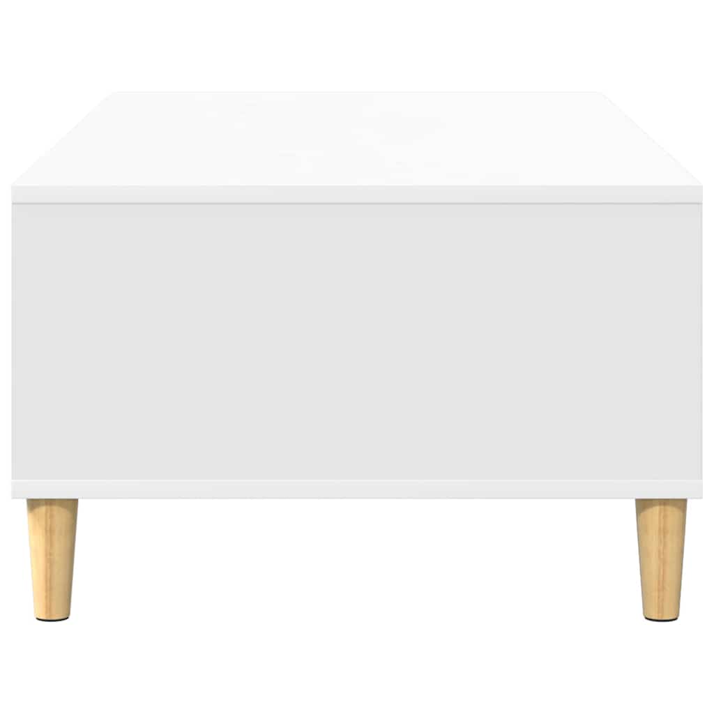 Kaffebord Hvit 102 x 55 x 35 cm Konstruert tre