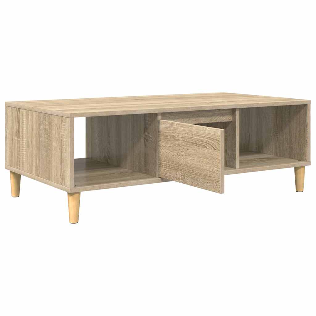 Kaffebord Sonoma eik 102 x 55 x 35 cm Konstruert tre