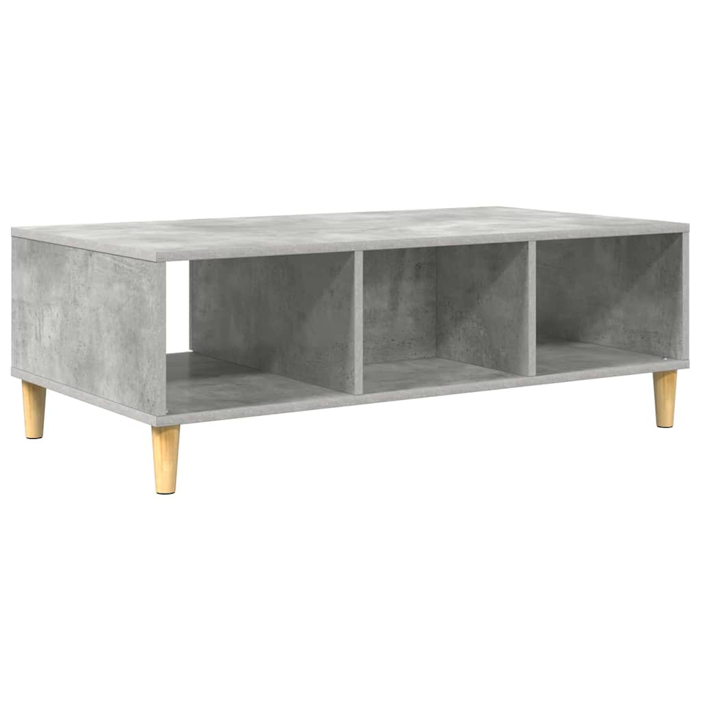 Kaffebord Betonggrå 102 x 55 x 35 cm Konstruert tre