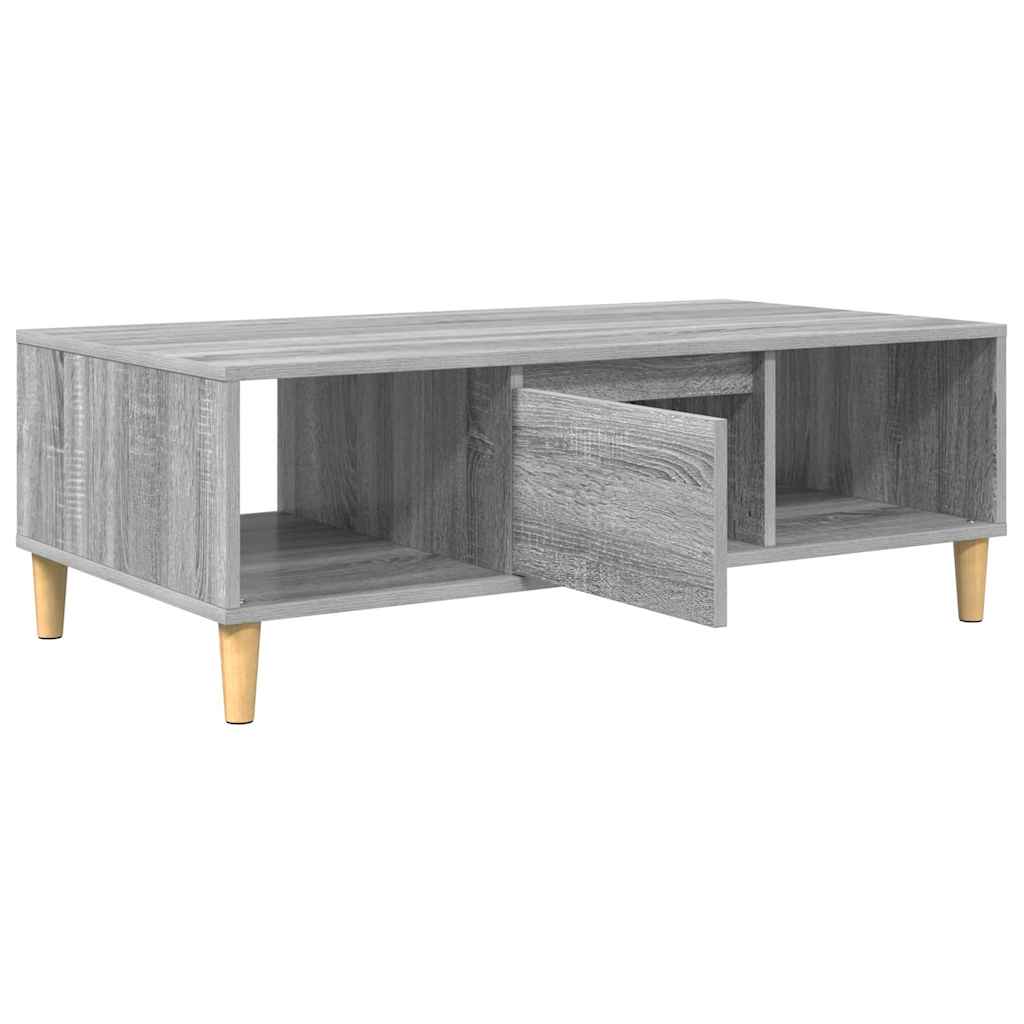 Kaffebord Grå Sonoma 102 x 55 x 35 cm Konstruert tre