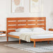 Hodegavl Vokset Brun 200,5 x 3 x 80 cm Massiv furu
