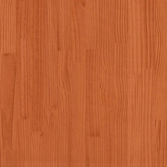 Arbeidsbenk med hylle Vokset Brun 78,5 x 50 x 80 cm Massiv furu