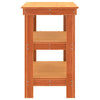 Arbeidsbenk med hylle Voksbrun 78.5 x 50 x 80 cm Heltre furu
