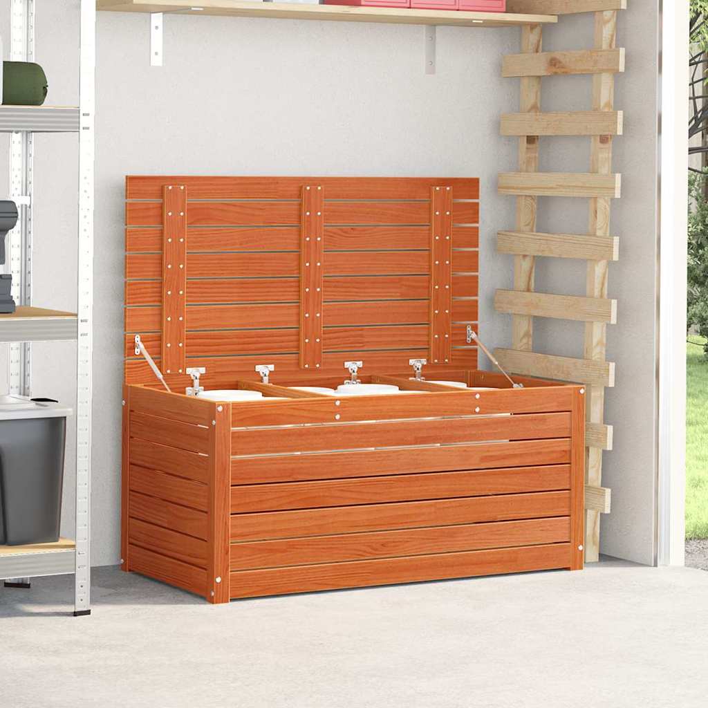 Lagringsboks Vokset Brun 101 x 50,5 x 46,5 cm Konstruert tre