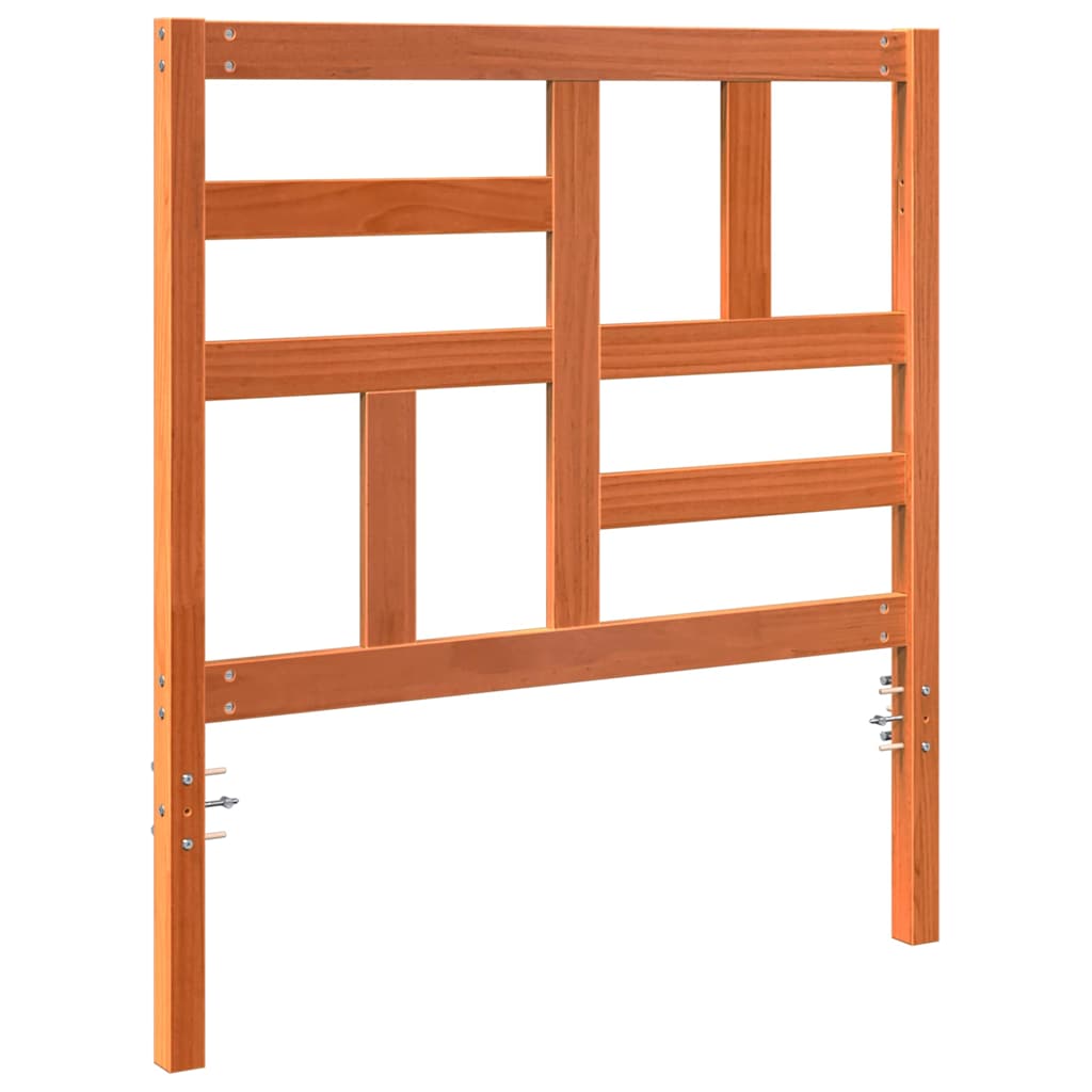 Seng Hodegjerde Vokset Brun 105,5 x 4 x 104 cm Massiv furu
