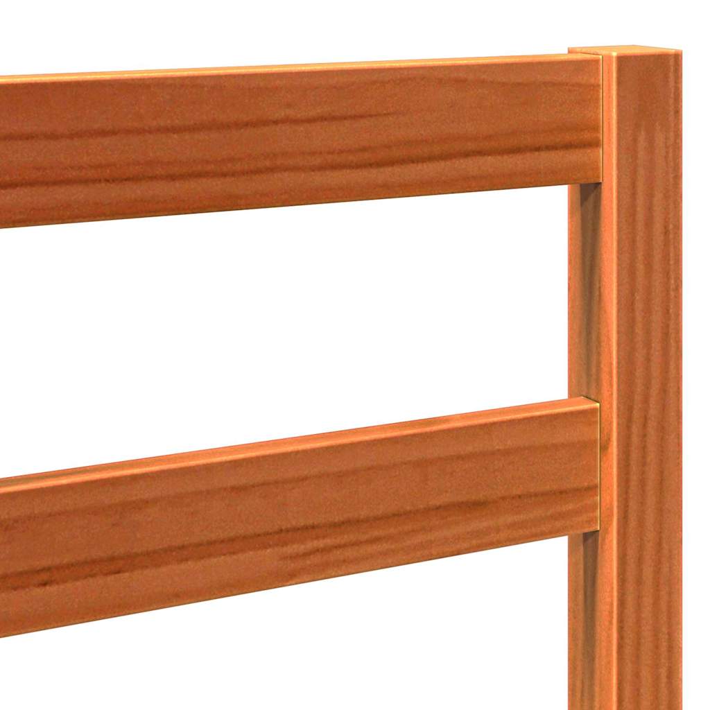 Seng Hodegjerde Vokset Brun 145,5 x 4 x 104 cm Massiv furu