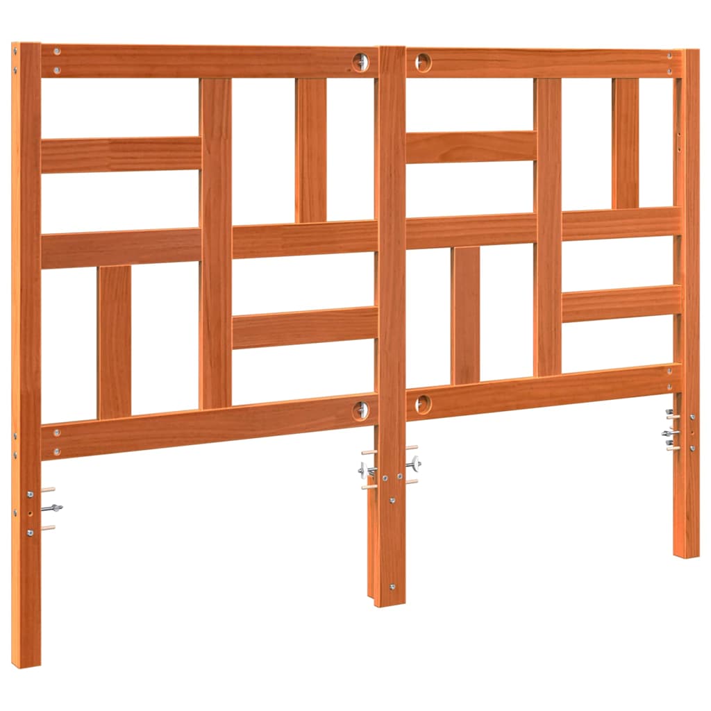 Seng Hodegjerde Vokset Brun 145,5 x 4 x 104 cm Massiv furu