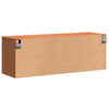 Veggskap Veggmontert Voksbrun 100 x 30 x 35 cm Heltre furu