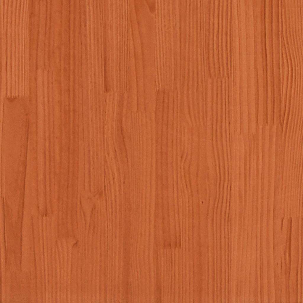 Veggskap Veggmontert Voksbrun 100 x 30 x 35 cm Heltre furu