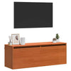 Veggskap Veggmontert Voksbrun 100 x 30 x 35 cm Heltre furu