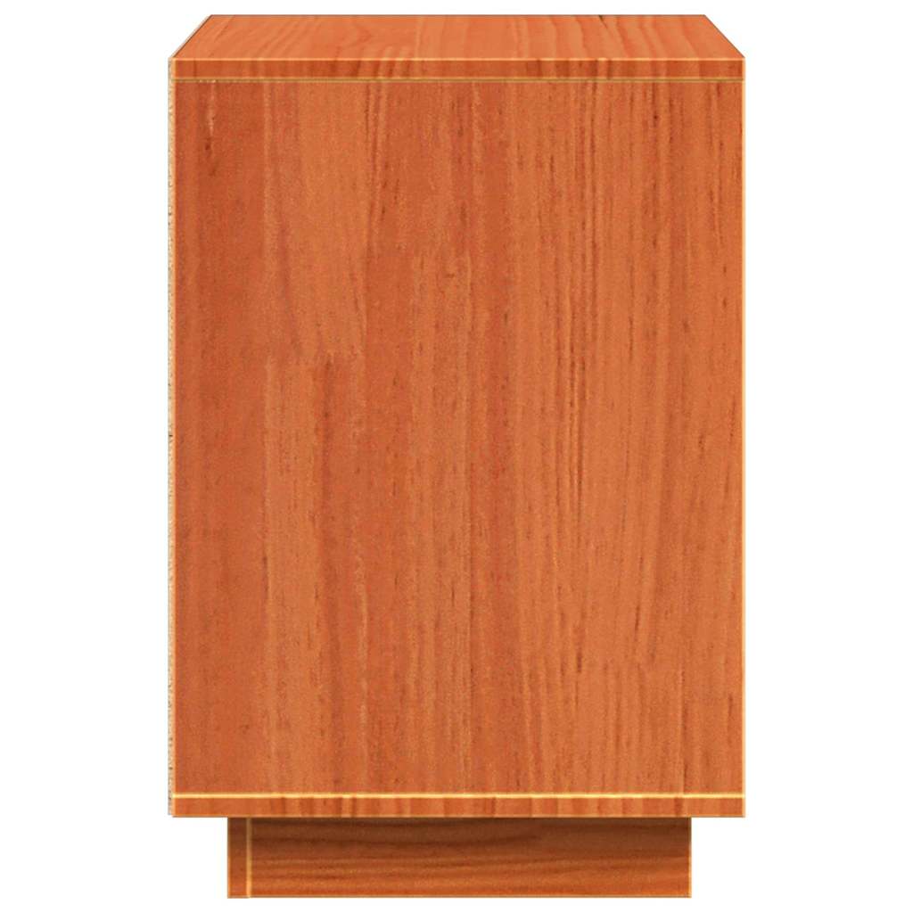 Nattbordskap Vokset Brun 60 x 34 x 51 cm Konstruert tre