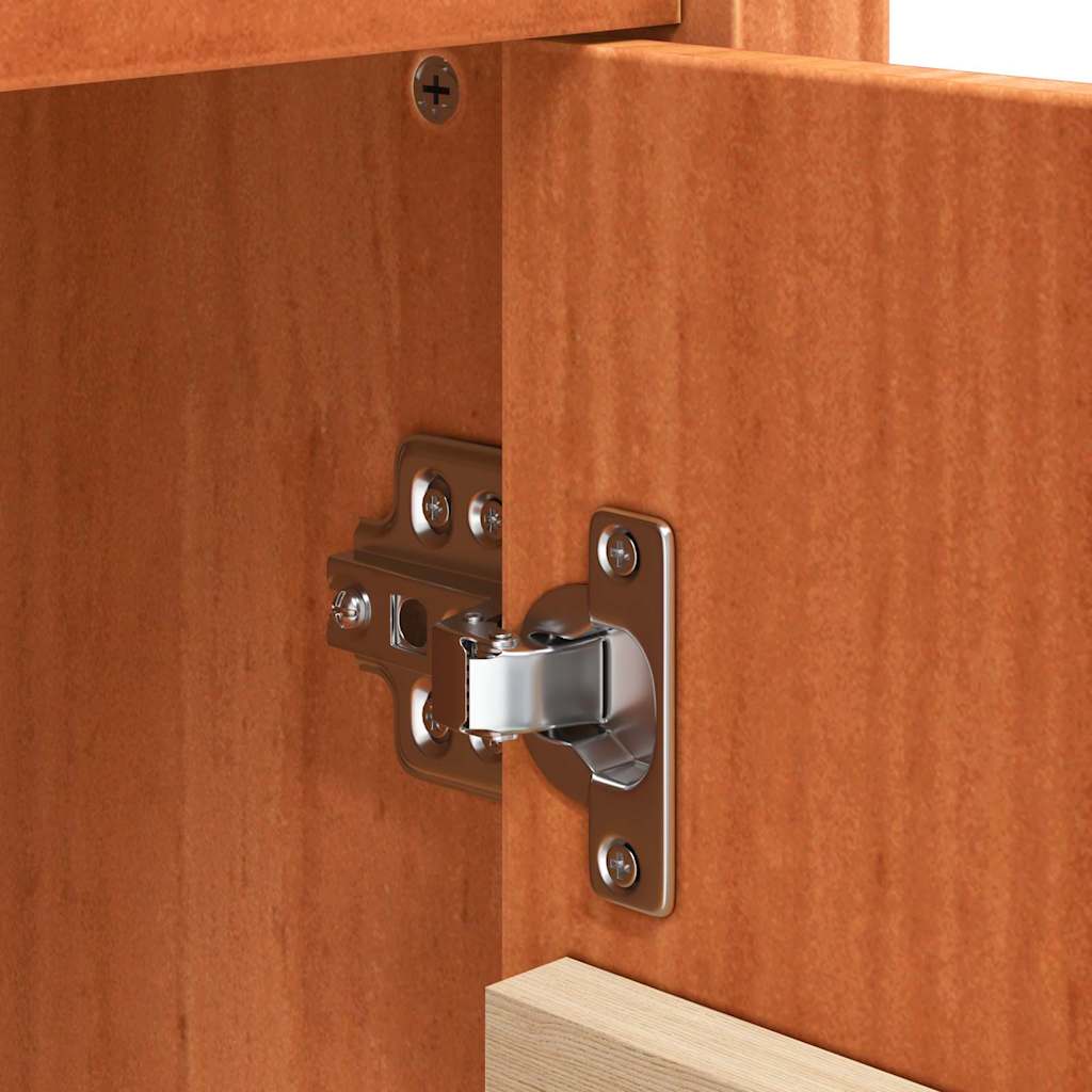 Serviesskap Vokset Brun 70 x 35 x 80 cm Massiv furu