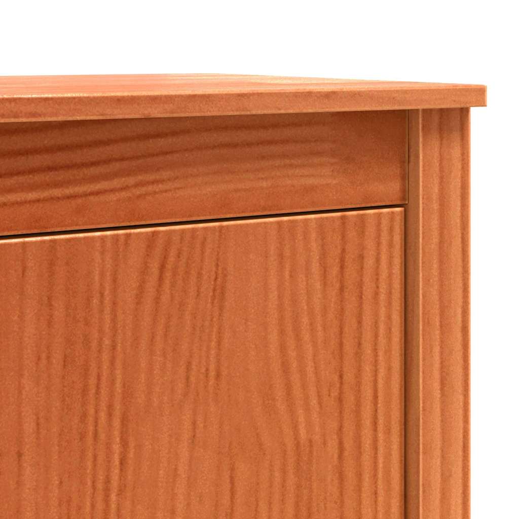 Serviesskap Vokset Brun 70 x 35 x 80 cm Massiv furu