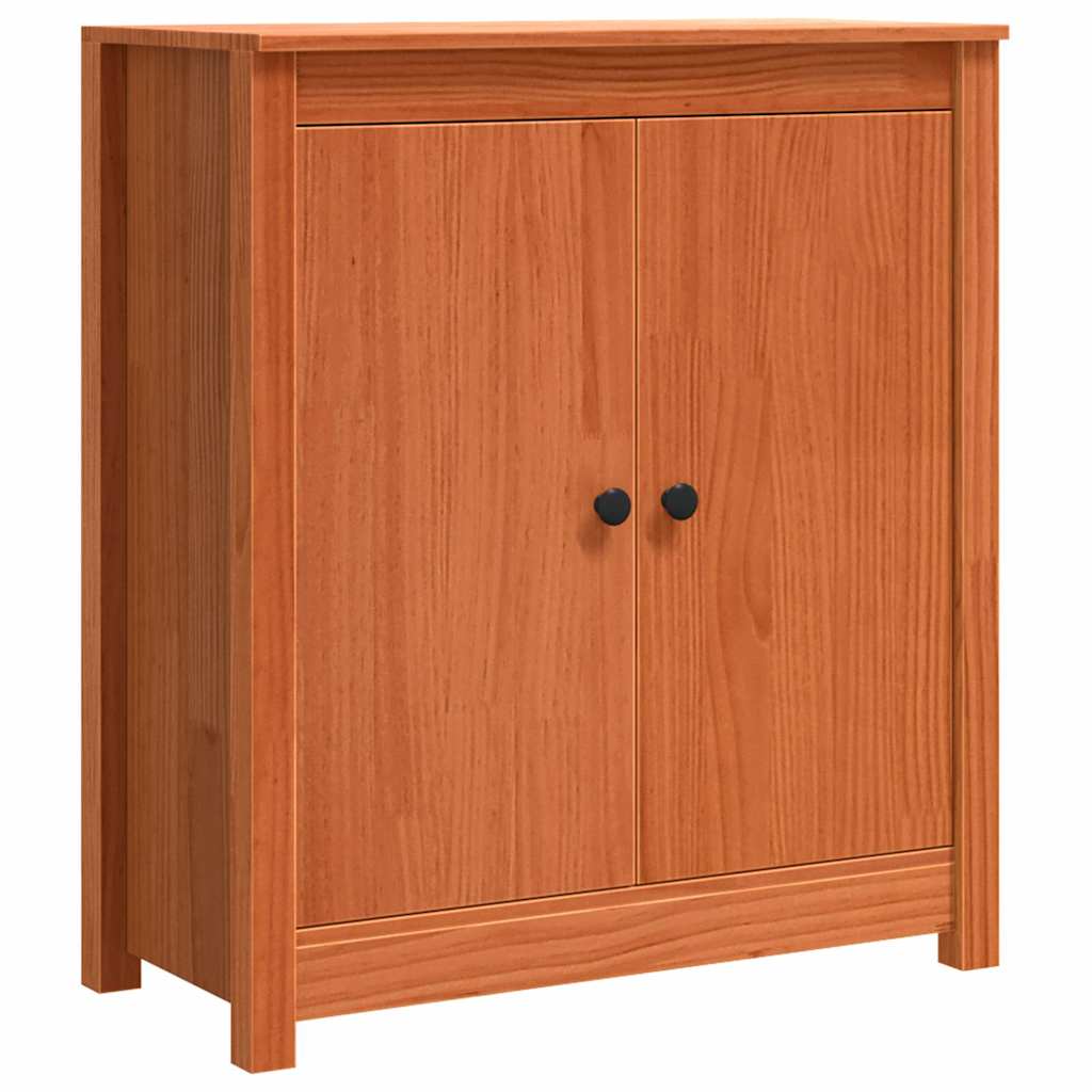 Serviesskap Vokset Brun 70 x 35 x 80 cm Massiv furu