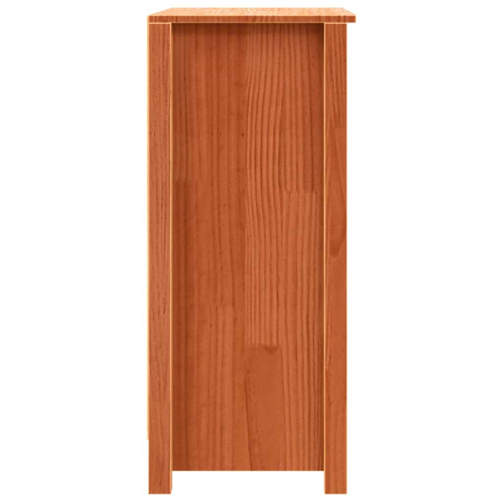 Serviesskap Vokset Brun 70 x 35 x 80 cm Massiv furu