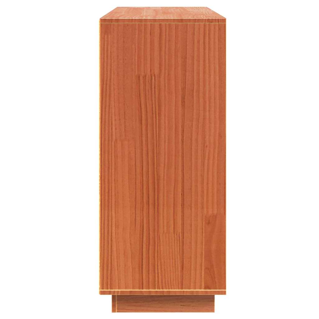 Serviesskap Vokset Brun 104,5 x 34 x 80 cm Massiv furu