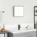 LED Badevindu Grå Sonoma 40 x 37 x 8.5 cm Konstruert tre