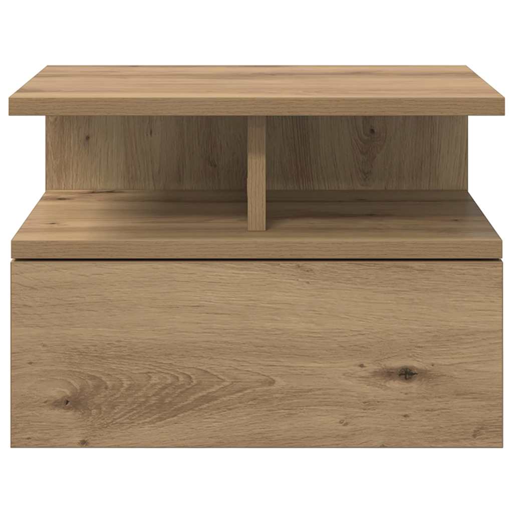Flytende Nattbord Artisan Eik 40 x 31 x 28 cm Konstruert tre