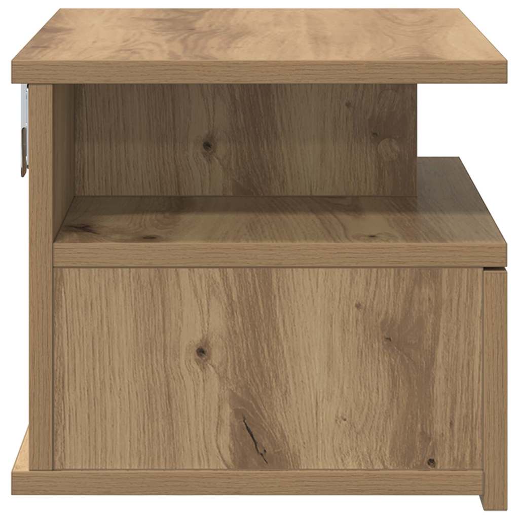 Flytende Nattbord 2 stk. Artisan Eik 40 x 31 x 28 cm