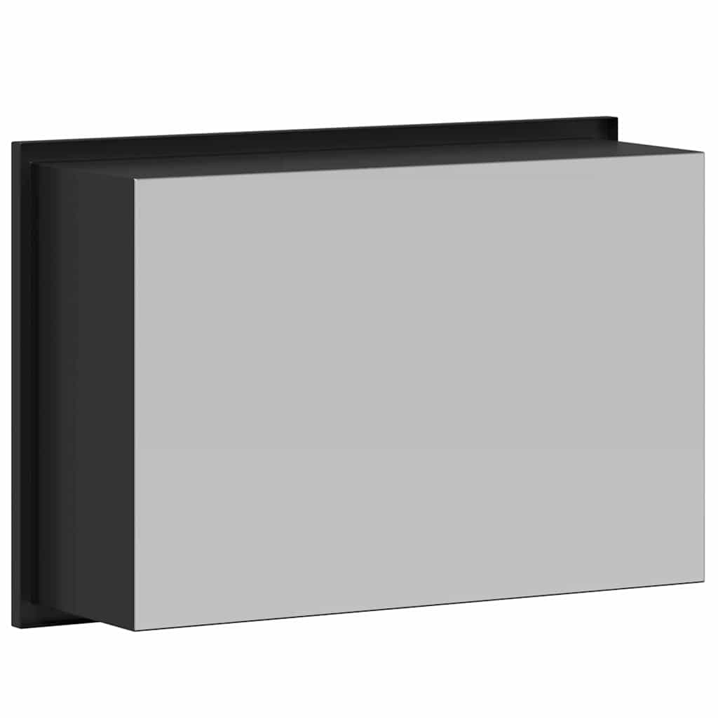 Dusjniche Svart 30 x 20 x 9,5 cm Rustfritt Stål