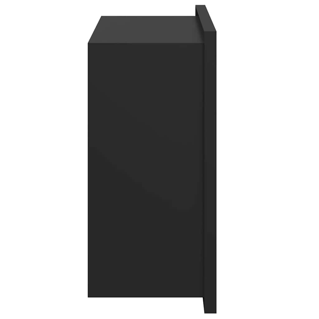 Dusjniche Svart 30 x 20 x 9,5 cm Rustfritt Stål