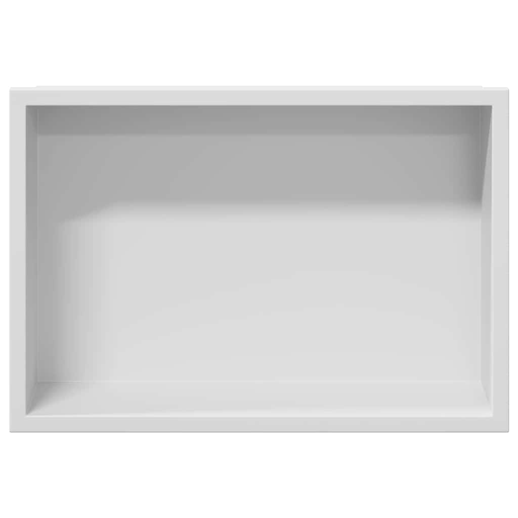 Dusjniche Hvit 30 x 20 x 9,5 cm Rustfritt stål
