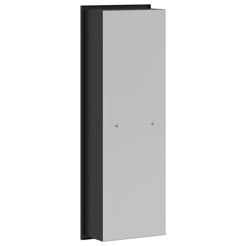 Dusjniche Svart 60 x 20 x 9,5 cm Rustfritt Stål