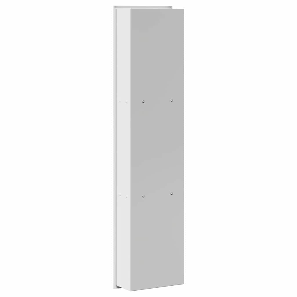 Dusjniche Hvit 90 x 20 x 9,5 cm Rustfritt Stål
