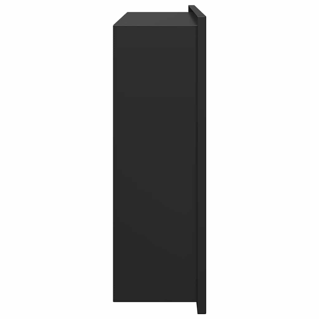 Dusjniche Svart 45 x 30 x 9,5 cm Rustfritt Stål