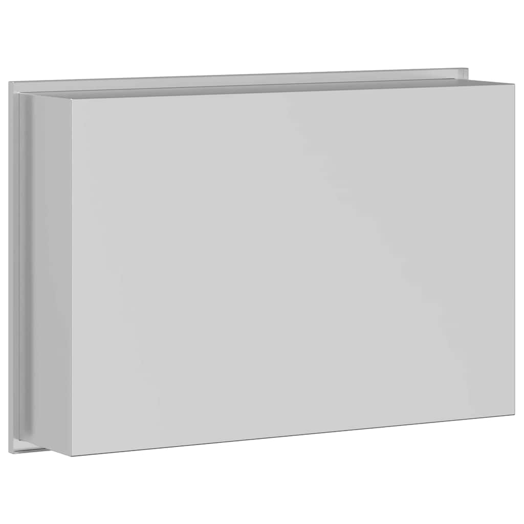 Dusjniche sølv 45 x 30 x 9,5 cm Rustfritt Stål