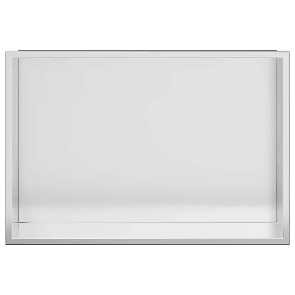 Dusjniche sølv 45 x 30 x 9,5 cm Rustfritt Stål