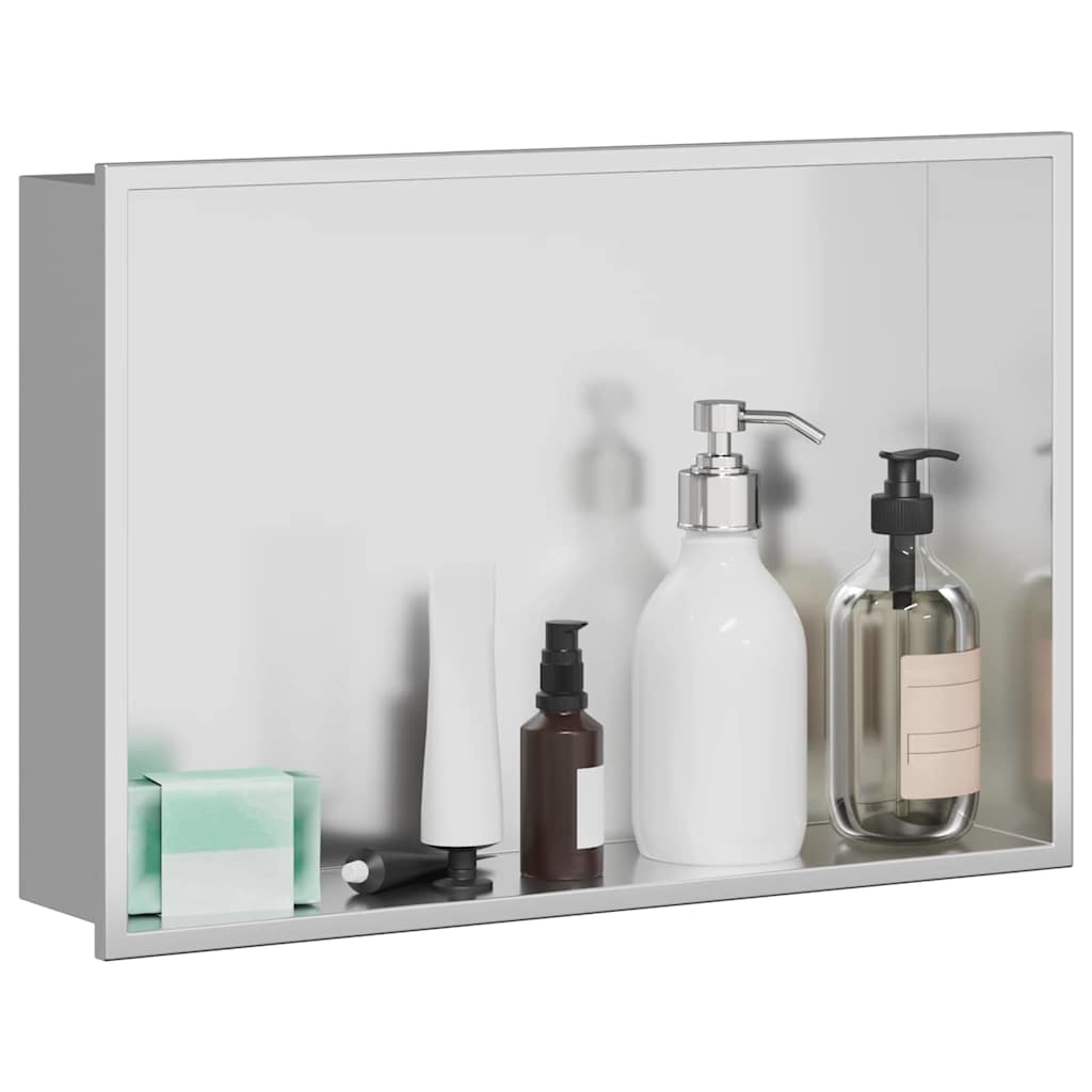 Dusjniche sølv 45 x 30 x 9,5 cm Rustfritt Stål