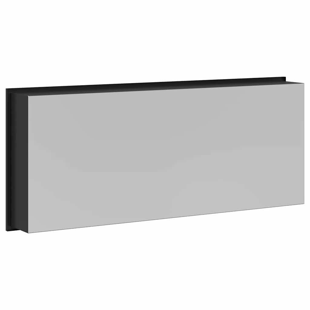 Dusjniche Svart 75 x 30 x 9,5 cm Rustfritt Stål