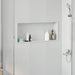 Dusjniche Hvit 75 x 30 x 9,5 cm Rustfritt Stål