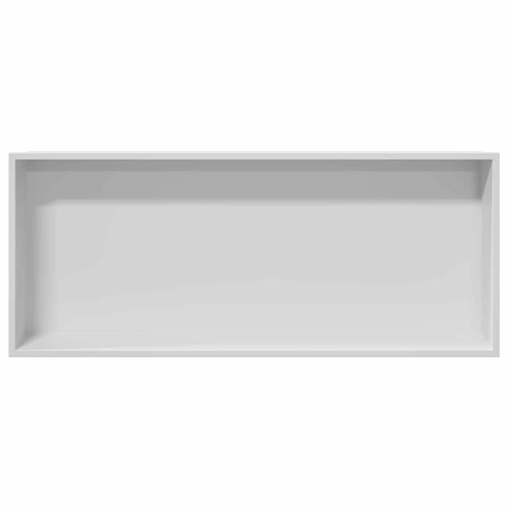Dusjniche Hvit 75 x 30 x 9,5 cm Rustfritt Stål