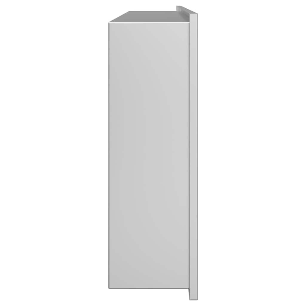 Dusjniche sølv 75 x 30 x 9,5 cm Rustfritt Stål