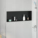Dusjniche Svart 90 x 30 x 9,5 cm Rustfritt Stål